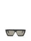AlaïA Mask Sunglasses - Black-Black-Grey