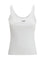 Off-White Off Stamp Rib Tank Top - White-Black