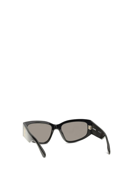 Balenciaga Rectangular Af Sunglasses - Black