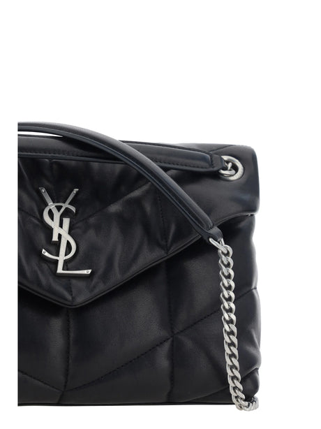 Saint Laurent LouLou Shoulder Bag - Black