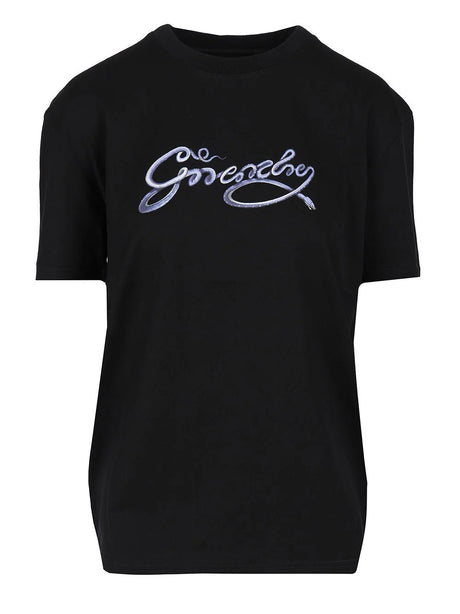 Givenchy T-Shirt With Printed Logo - Black