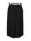 Valentino Garavani Wool And Silk Midi Skirt - Black