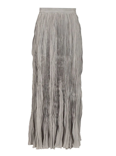 Toteme Pleated Skirt - Grey