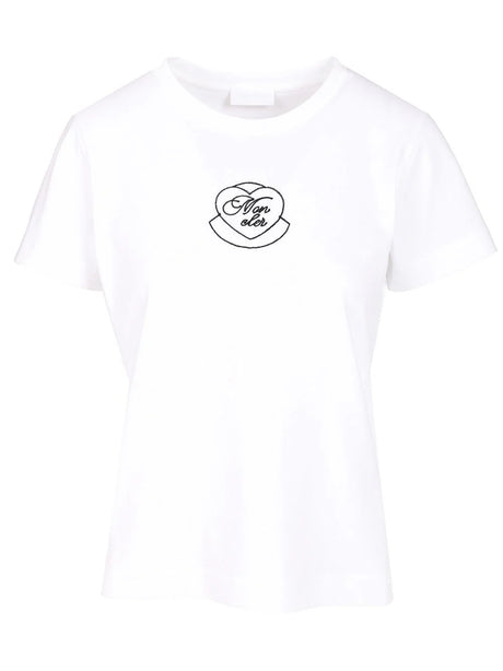 Moncler Cotton T-Shirt - White