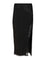Self-Portrait Midi Skirt With Rhinestones - Black