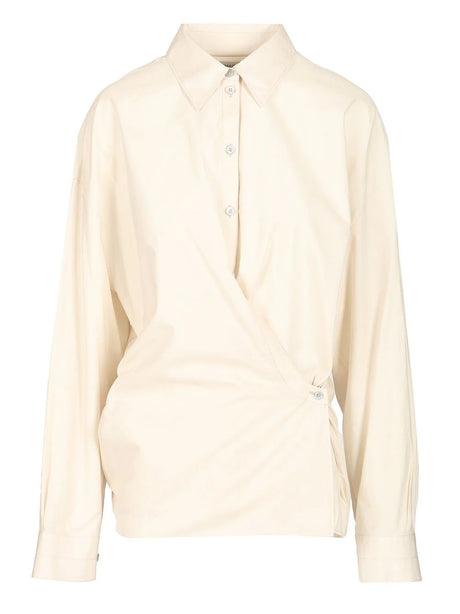 Lemaire Twisted Shirt - White