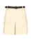 Self-Portrait Floral Denim Miniskirt - White