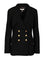 Chloe' Double-Breasted Tailored Jacket - Black
