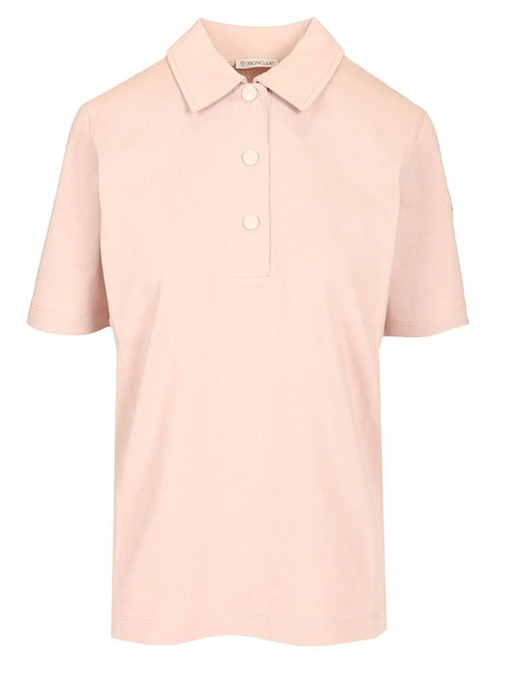 Moncler Short Sleeve Polo - Rose