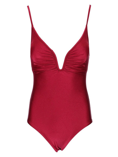 Zimmermann One-Piece Swimsuit - Bordeaux