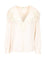 Chloe' Blouse With Maxi Collar - White