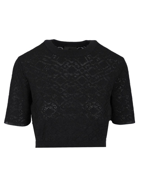 Givenchy Crop Pullover - Black