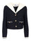 Self-Portrait Bouclé Jacket - Blue