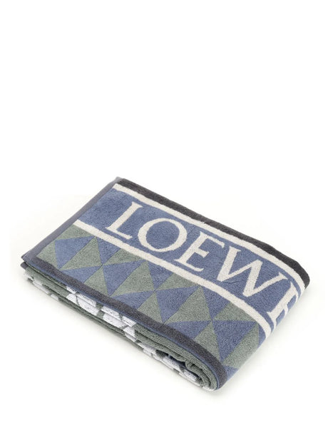 Loewe Paula'S Ibiza Cotton Terry Towel - Blue