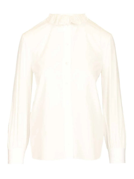 Saint Laurent Cotton Poplin Shirt - White