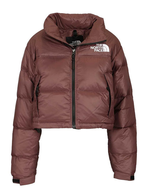 The North Face Nuptse Short Jacket - Brown
