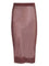 Saint Laurent Sheer Midi Skirt - Bordeaux