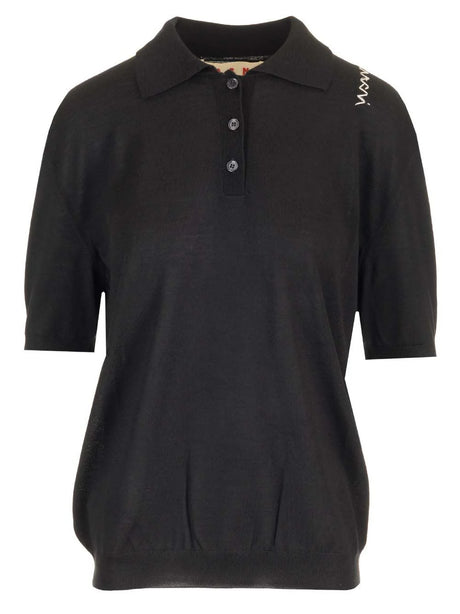 Marni Knit Polo - Black