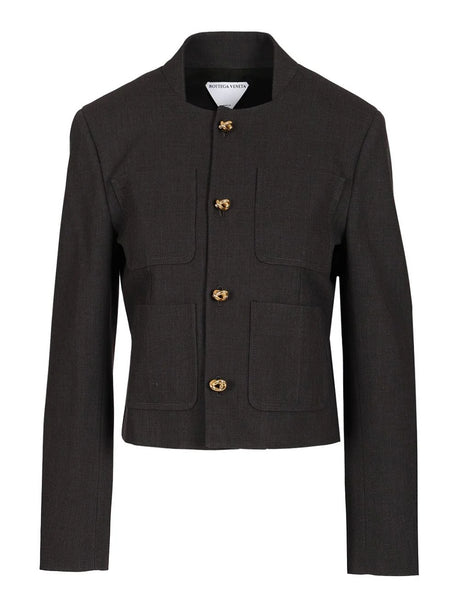 Bottega Veneta Lightweight Cotton Jacket - Grey