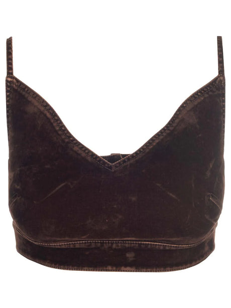 Loewe Velvet Top - Brown