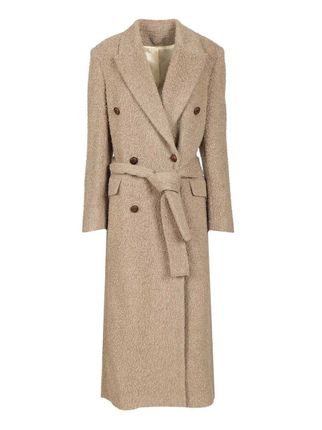 Golden Goose Double-Breasted Coat Journey Collection - Beige