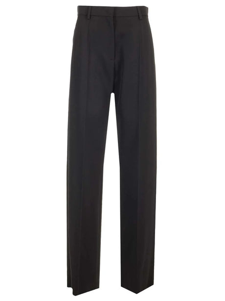 Valentino Garavani Wool Grisaille Trousers - Black