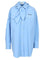 Miu Miu Oversized Poplin Shirt - Sky Blue