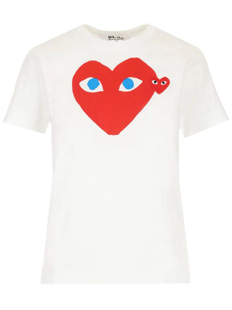 Comme Des Garcons Play Big Heart T-Shirt - White