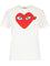 Comme Des Garcons Play Big Heart T-Shirt - White