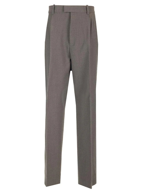 Bottega Veneta Lightweight Wool Trousers - Grey