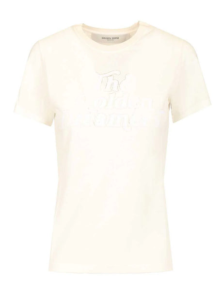 Golden Goose Slim Fit Jersey T-Shirt - White
