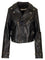 Golden Goose Leather Biker Jacket - Black