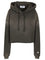 Golden Goose Cropped Over Sweatshirt - Black