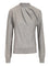 Givenchy Draped Wool Blend Turtleneck Sweater - Grey