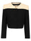 Valentino Garavani Two-Tone Wool Jacket - Black