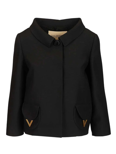 Valentino Garavani CrêPe Jacket - Black