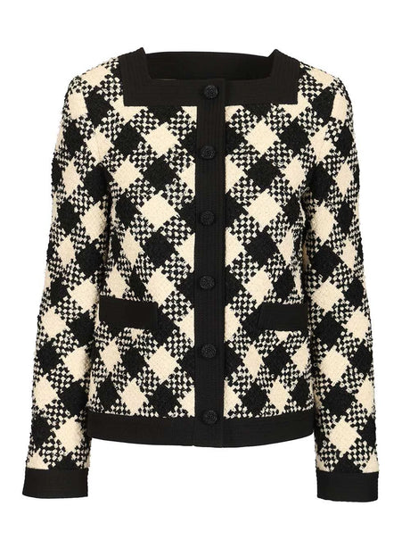 Valentino Garavani Damier Tweed Jacket - Multi