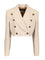 Vivienne Westwood Cropped Double-Breasted Blazer - Beige