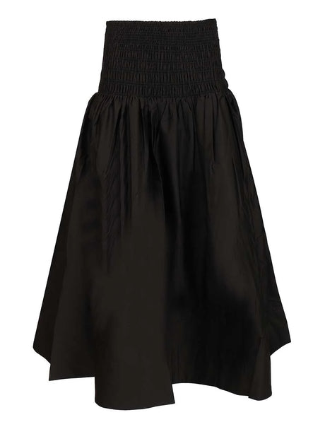 Self-Portrait Midi Skirt - Black
