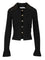 Self-Portrait Button Up Sweater - Black