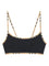 Burberry Checked Bikini Top - Black