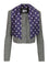 Self-Portrait Herringbone Jacket - Grey