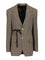 Balenciaga Tailored Wrap Jacket - Brown
