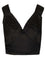 Toteme Crop Top In Satin - Black