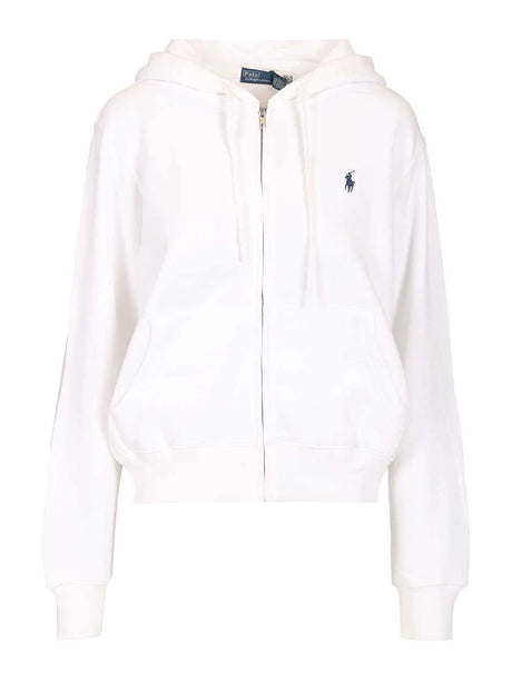 Polo Ralph Lauren Zip-Up Hoodie - White
