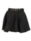 Self-Portrait Flared Miniskirt - Black