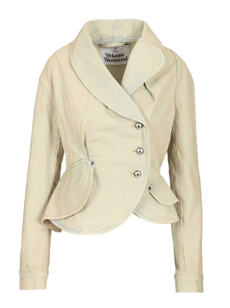 Vivienne Westwood Stormy Denim Jacket - Sky Blue