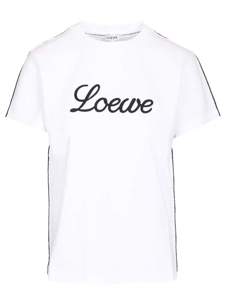 Loewe Relaxed Fit Cotton T-Shirt - White