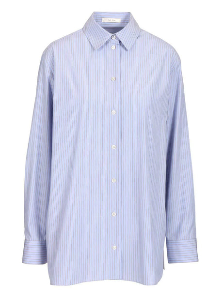 The Row Sisilia Cotton Shirt - Sky Blue