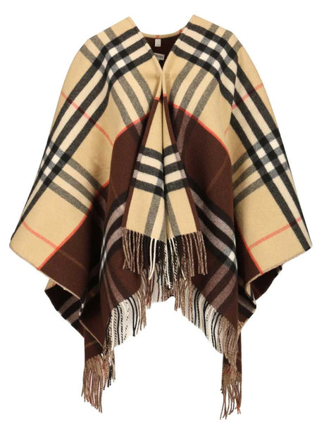 Burberry Check Cape - Beige